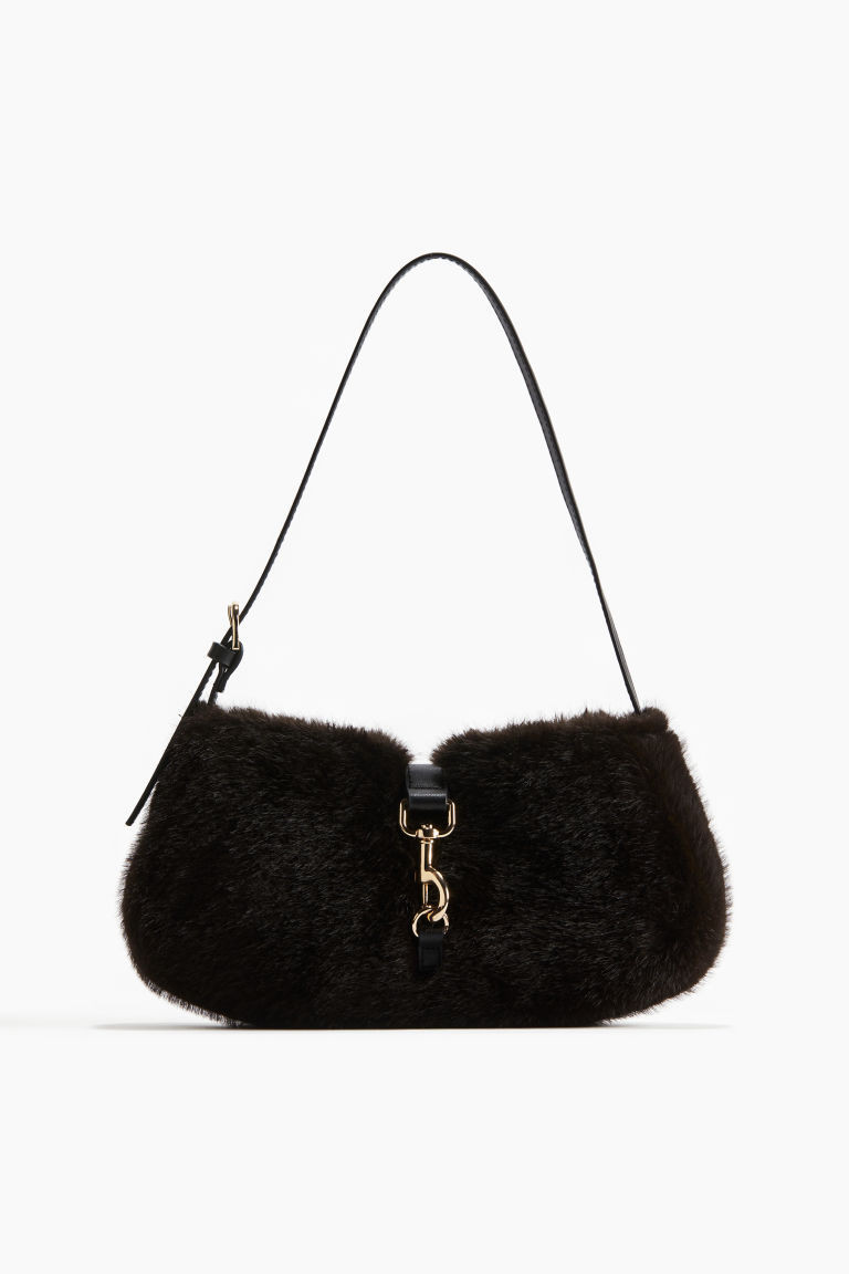 H & M - Fluffy Shoulder Bag - Brown | H&M (US + CA)