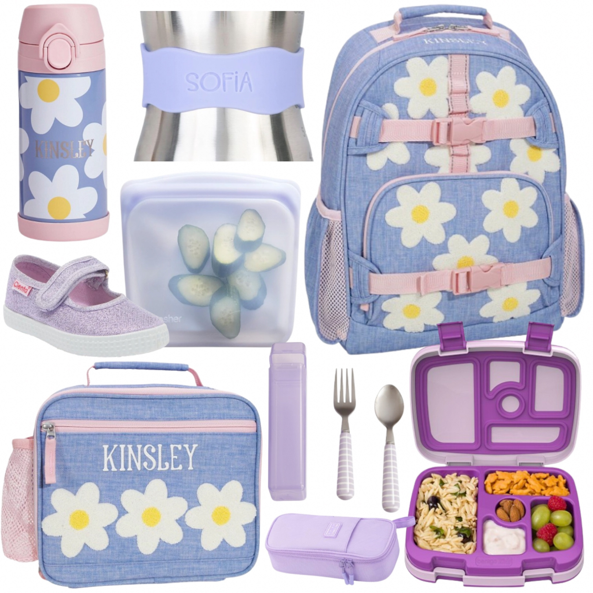 Daisys for days — and for back to school! Pottery Barn Kids makes the cutest (and great durable quality!) coordinating backpacks and lunchboxes — they even have water bottles in matching prints! 

#LTKBacktoSchool #LTKKids #LTKFamily