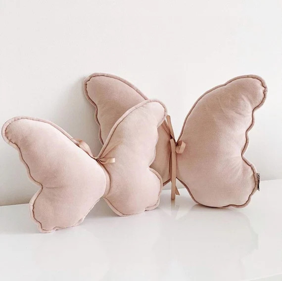 Butterfly-shaped cushion | Etsy (US)