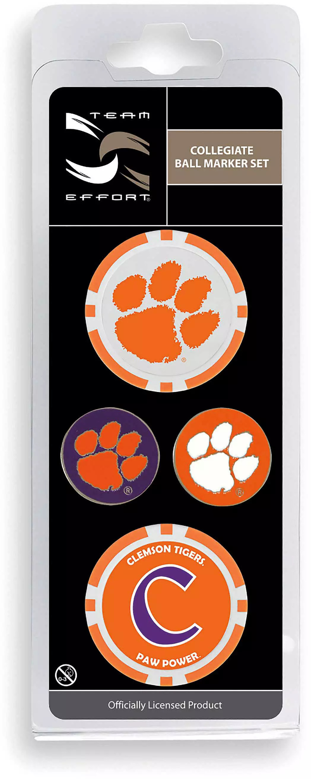 Team Effort Clemson Tigers Ball Marker Set | DICK'S Sporting Goods