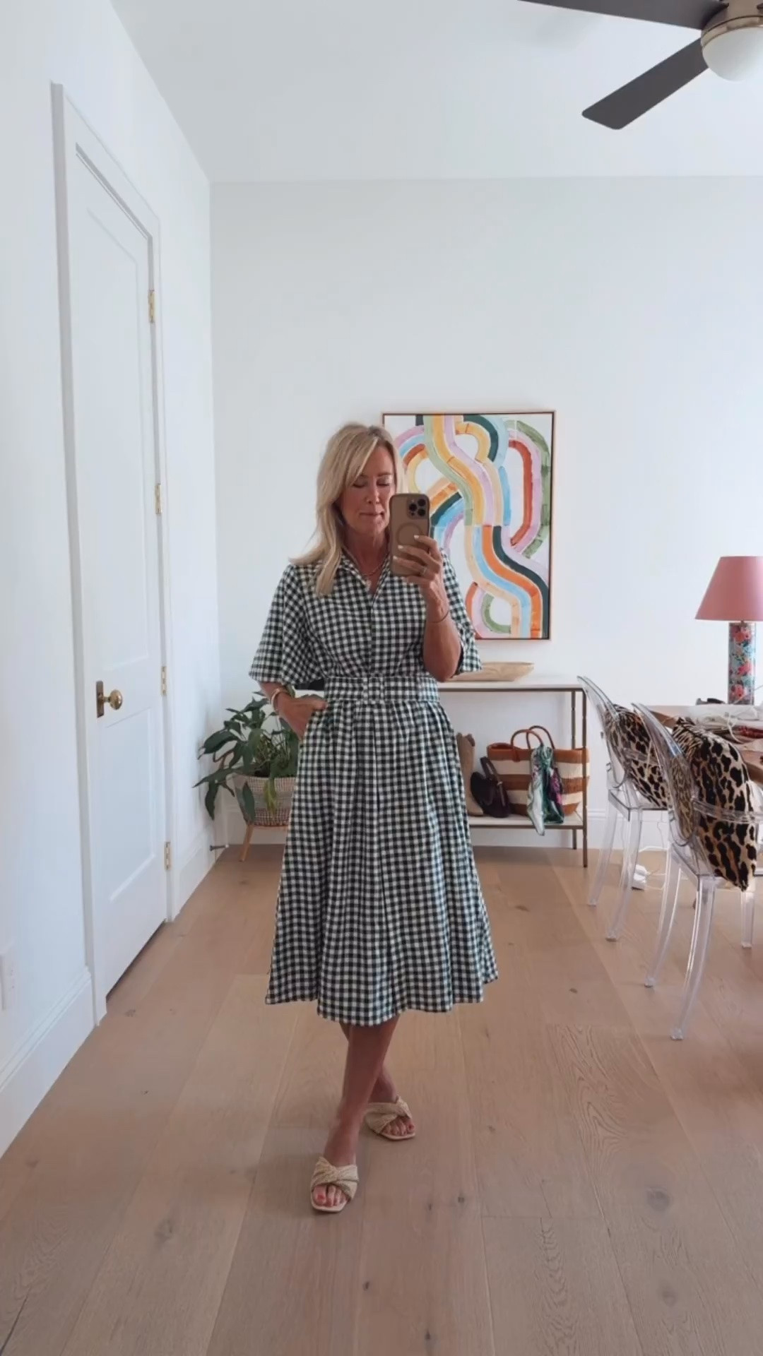 Where are all my gingham girlies?! I already know this dress will be worn on repeat. 
Dress: Small

#LTKootd #LTKOver40 #LTKSeasonal