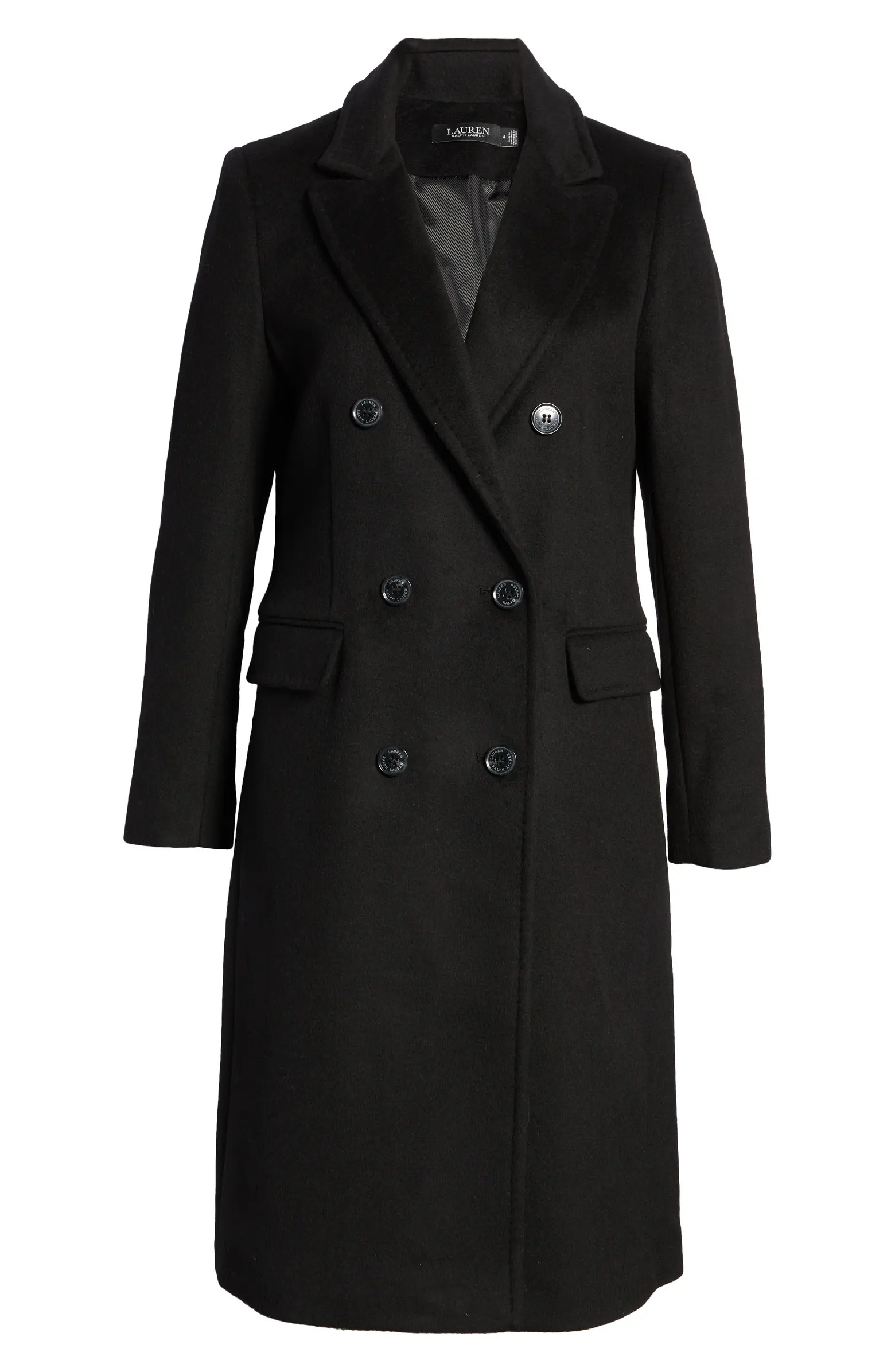 Double Breasted Wool Blend Coat | Nordstrom