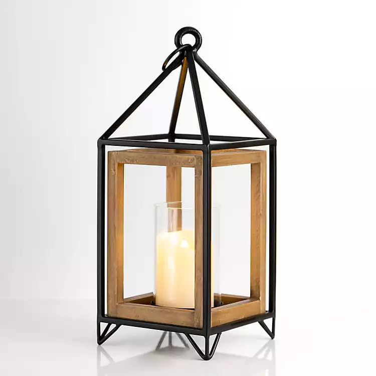 House Metal Wood Lantern - Farmhouse Living Room | Kirkland's Home