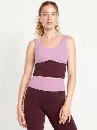 StudioSmooth Seamed Longline Top | Old Navy (US)