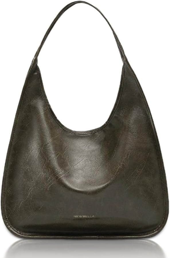 Hobo Purse, PU Leather Shoulder Bag, Tote Handbag for Work and Travel | Amazon (US)