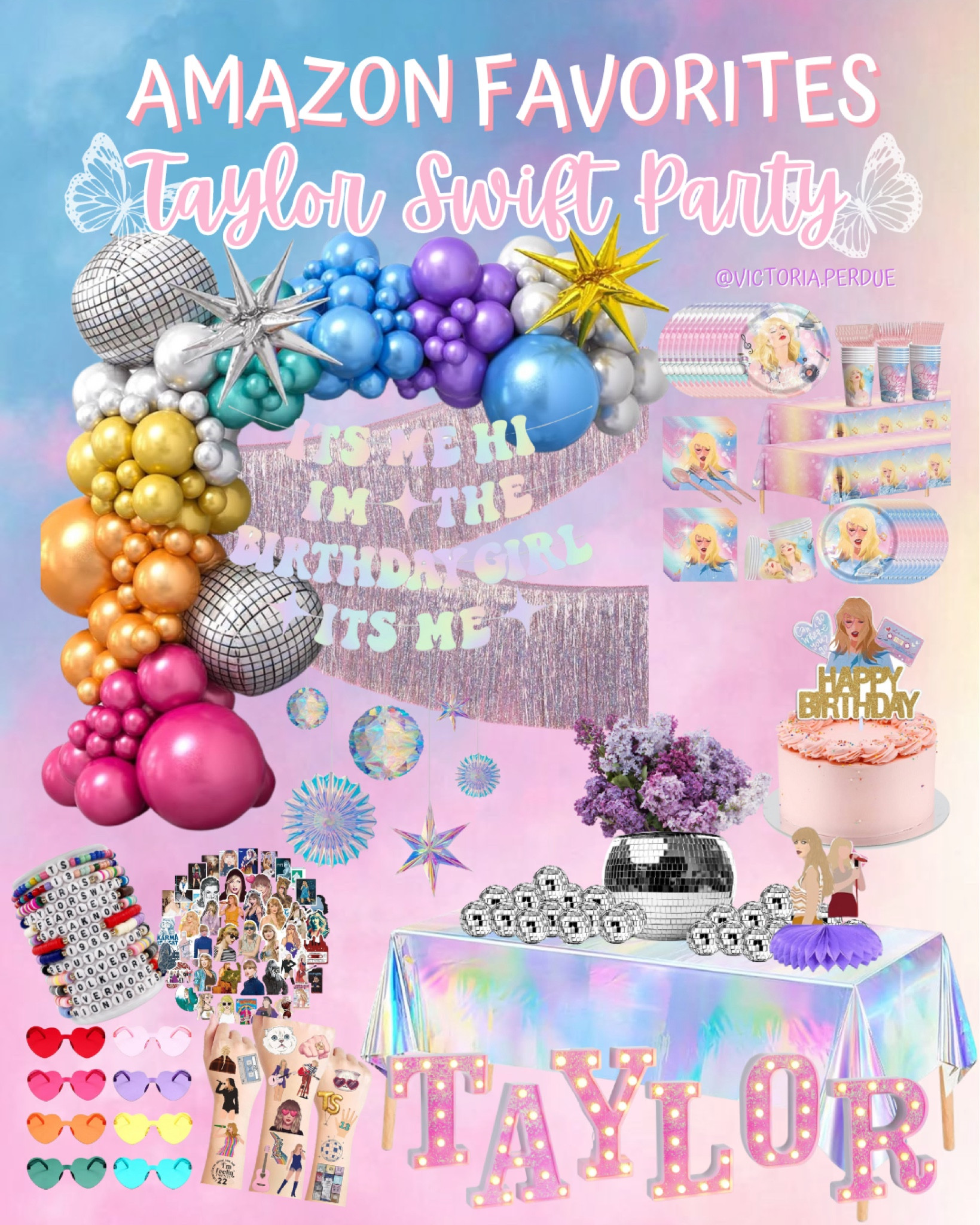 TAYLOR SWIFT BIRTHDAY PARTY FINDS FROM AMAZON 🦋

#amazonfinds #taylorswift #swiftie #amazon #taylorswiftbirthday #tswift #birthdayparty #partytheme #girlmom

#LTKparties #LTKkids #LTKSeasonal