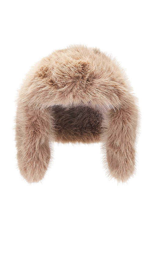 WellBeing + BeingWell Faux Fur Trapper Hat in Brown. | Revolve Clothing (Global)