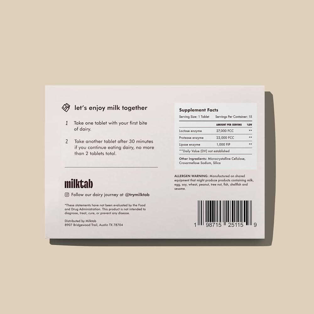 Superpowered Lactase Pills - Fast-Act Lactase Tablets for Dairy and Lactose Intolerance - Lactase... | Amazon (US)