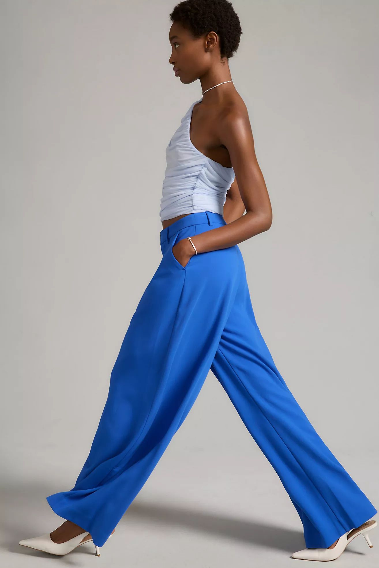 The Avery Pleated Wide-Leg Trousers | Anthropologie (US)