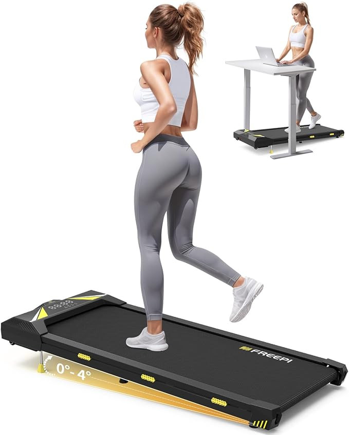 Walking Pad with Incline,Under Desk Treadmill for Home Office,4 in 1 Treadmill for Walking Runnin... | Amazon (US)