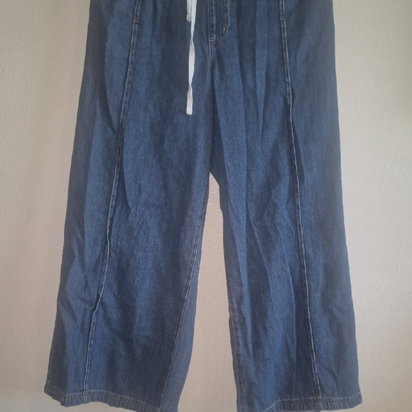 a new day Blue Denim Wide-Leg Trousers | Poshmark