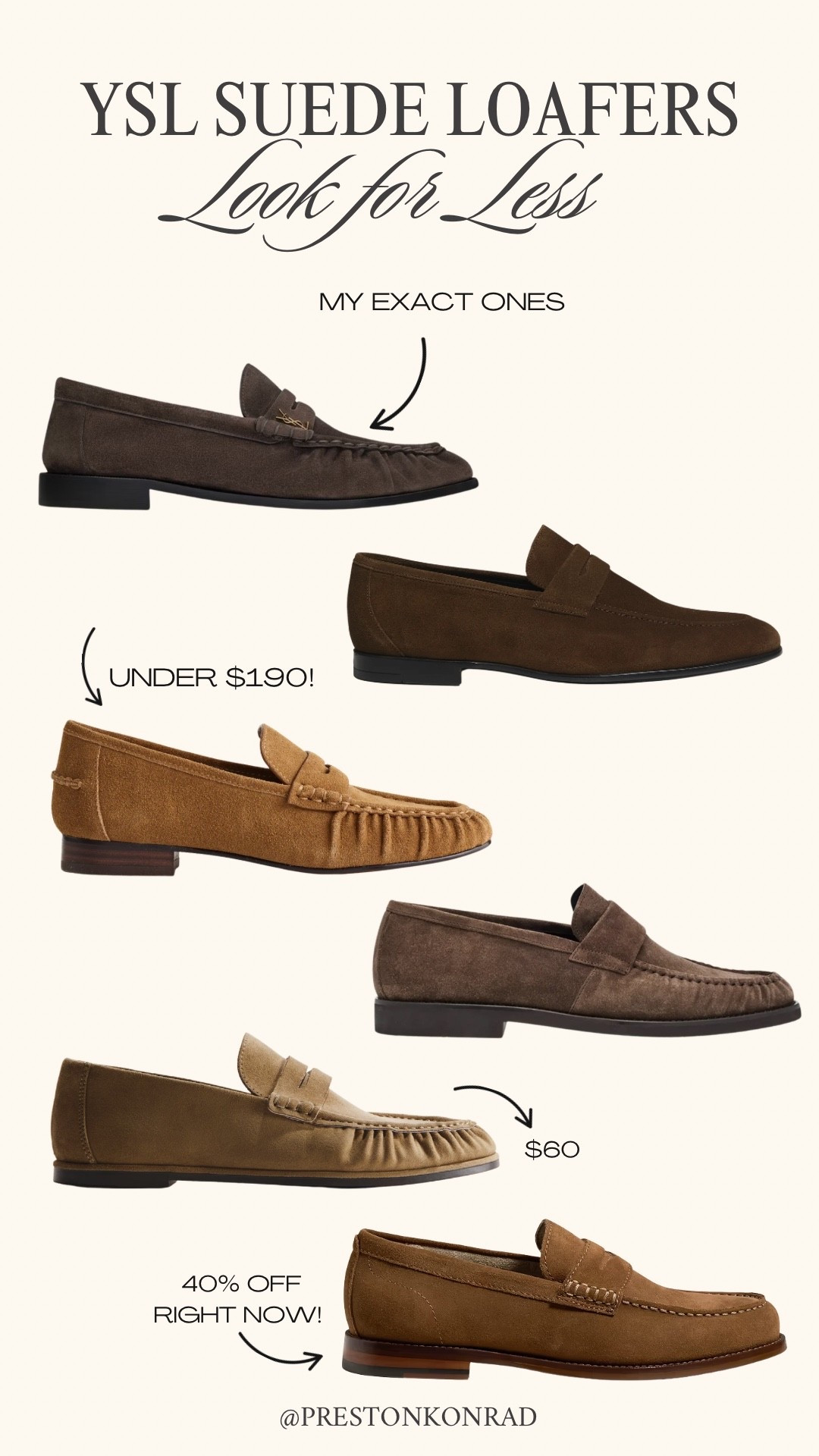 Look for less options for my YSL loafers! You guys are always asking about these & honestly, there are some insane similar ones out there. I’ve rounded them all out below! This would make a great gift!

#LTKootd #LTKSaleAlert #LTKWorkwear