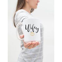 Wifey Coffee Mug - Wifey Gifts - Gift For Bride - Newlywed - Wifey - New Mrs Honeymoon Mugs - Engage | Etsy (US)