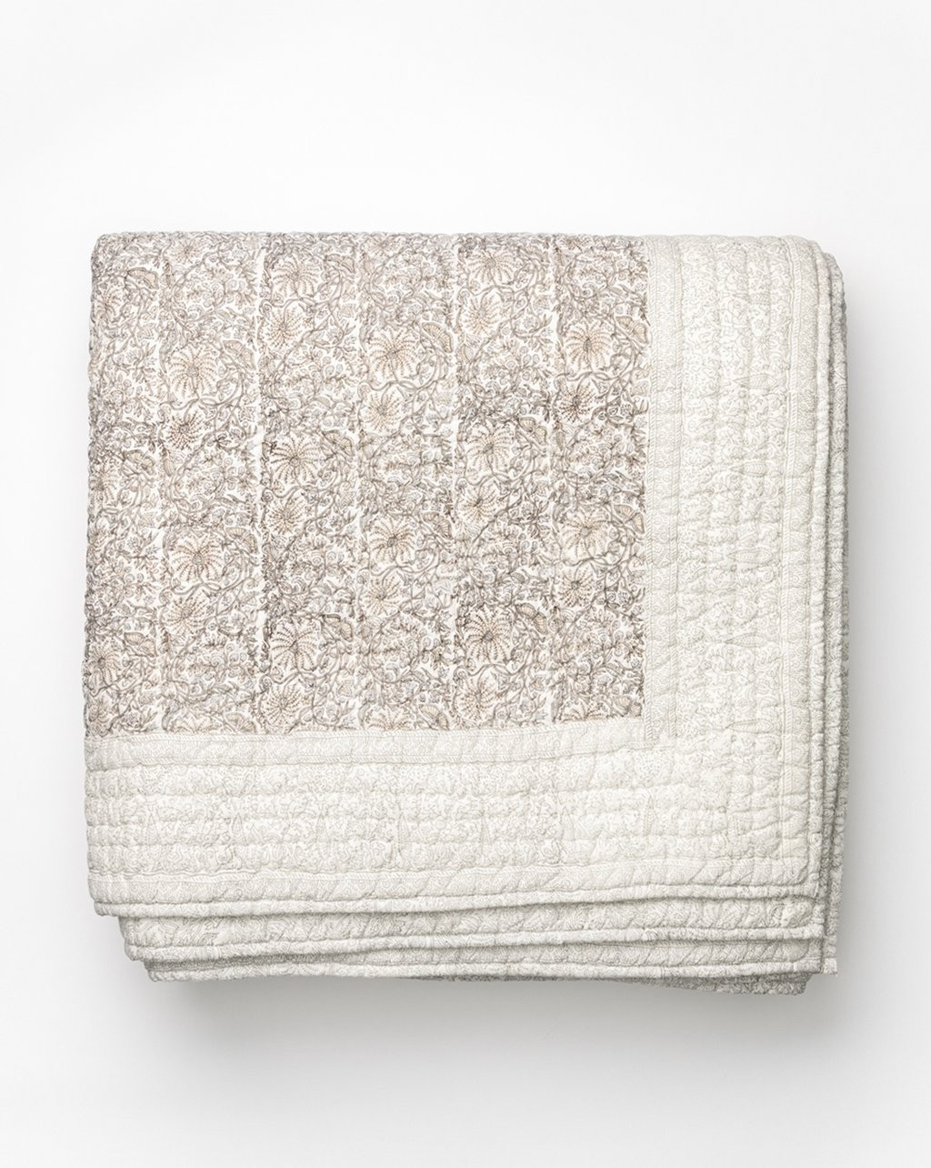 Floral Block Print Quilt | McGee & Co.