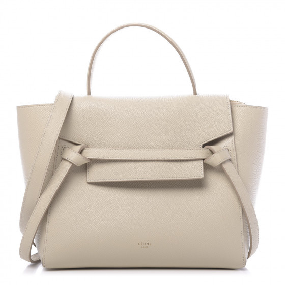 Grained Calfskin Mini Belt Bag Linen | Fashionphile