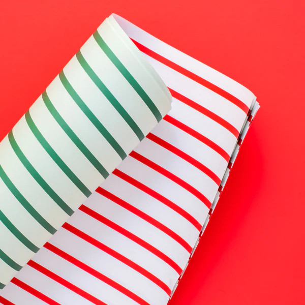 Wrapping Paper - Green & Red Double Sided | Joy Creative Shop