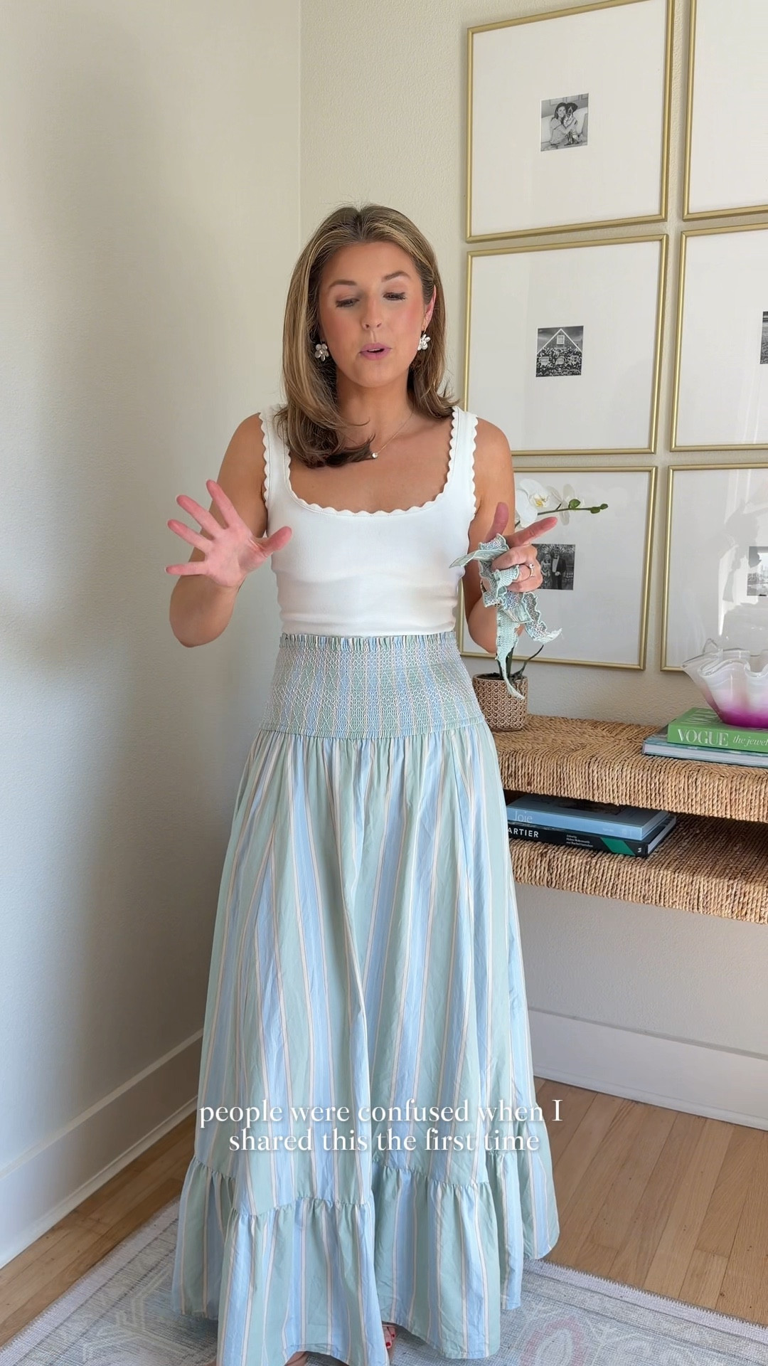 Convertible dress for spring and summer! Wearing a S/reg. Exact tank is old from Zara - linked similar!