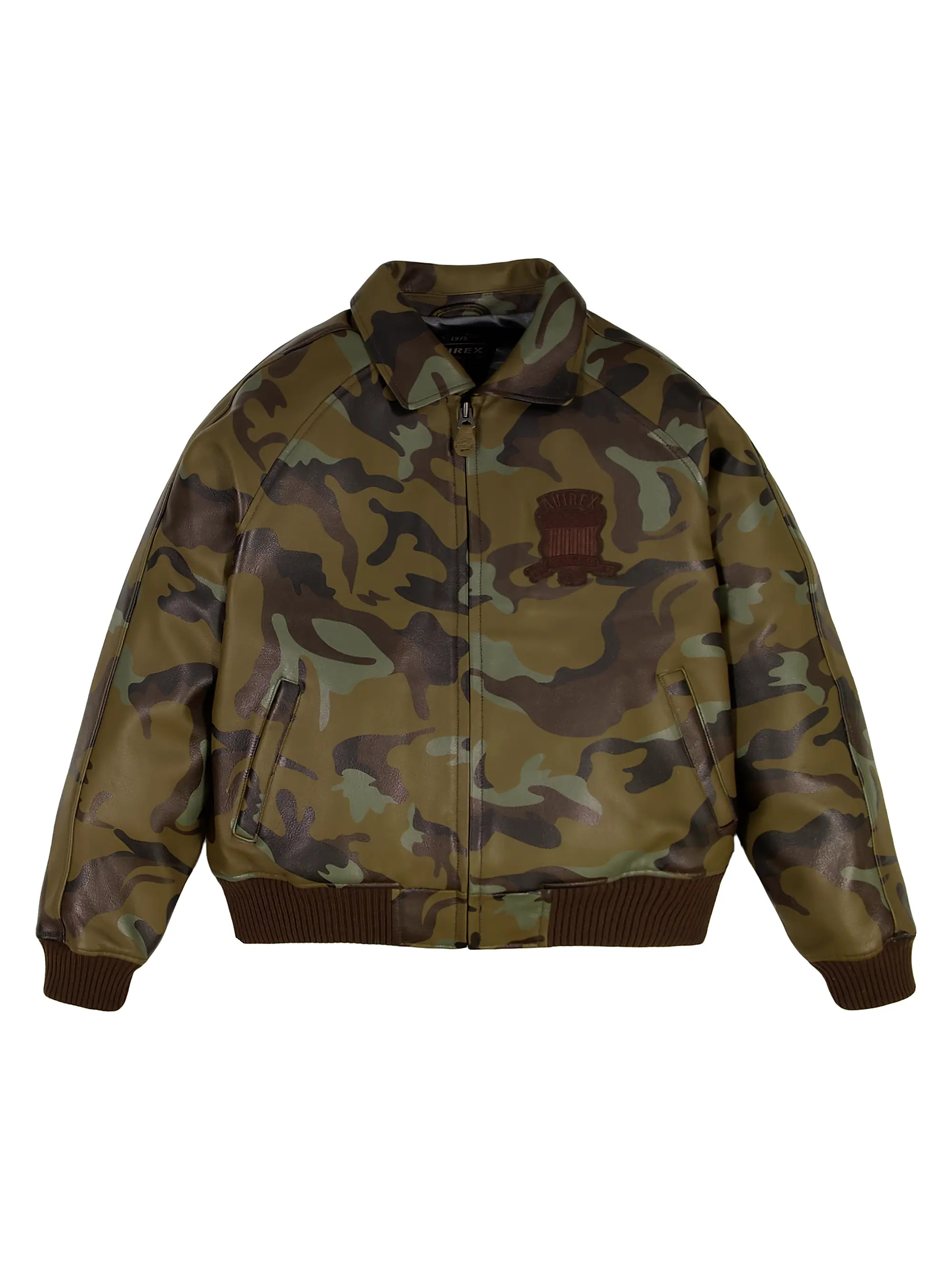 Camo Icon Leather Bomber Jacket | Saks Fifth Avenue