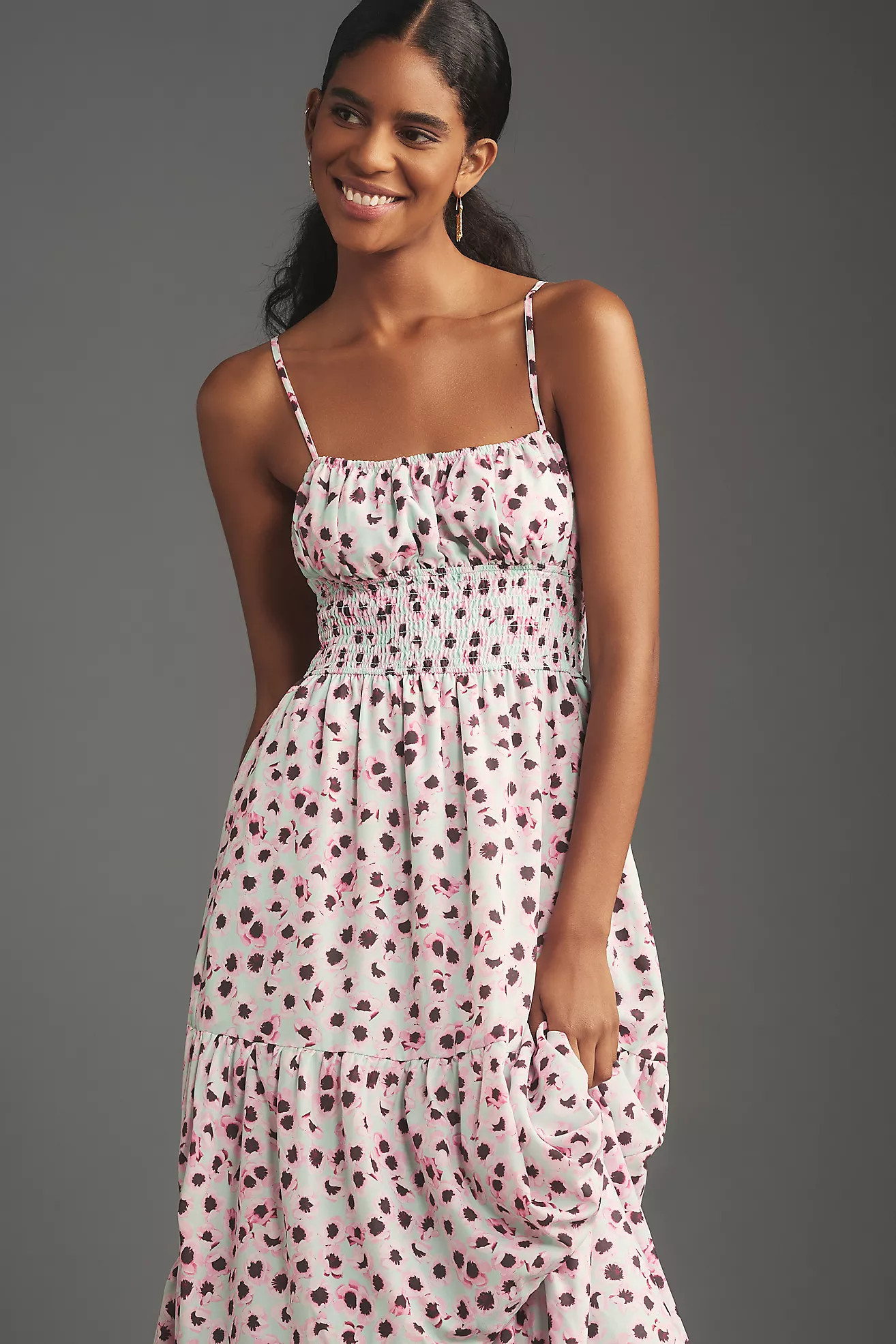 Hutch Sleeveless Square-Neck A-Line Maxi Dress | Anthropologie (US)