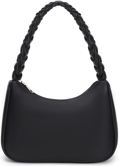 Shoulder Bags for Women, Cute Hobo Tote Handbag Mini Clutch Purse with Zipper Closure | Amazon (US)