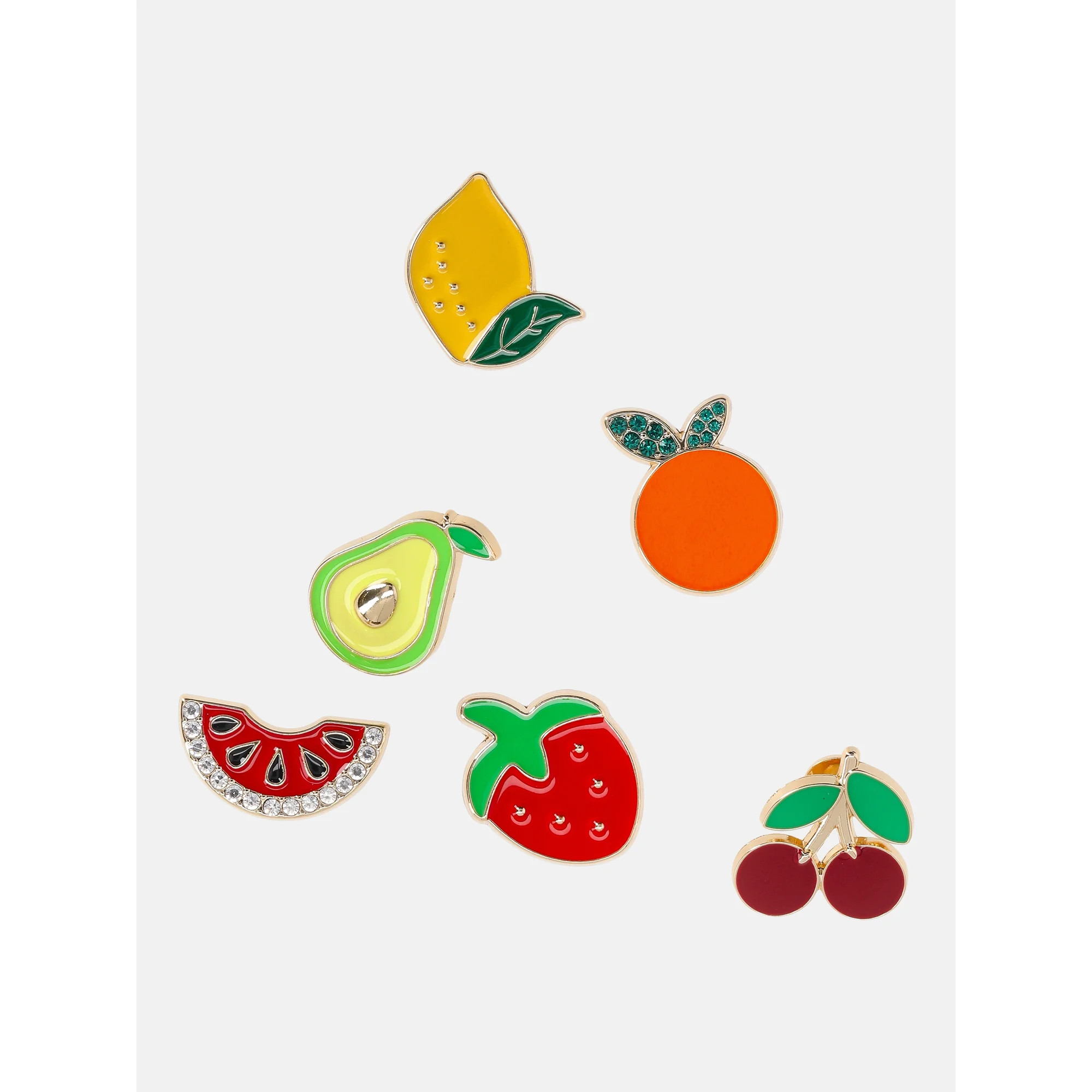 Time and Tru Women's Charm Pack for Lightweight Beach Tote Bags, Fruit | Walmart (US)