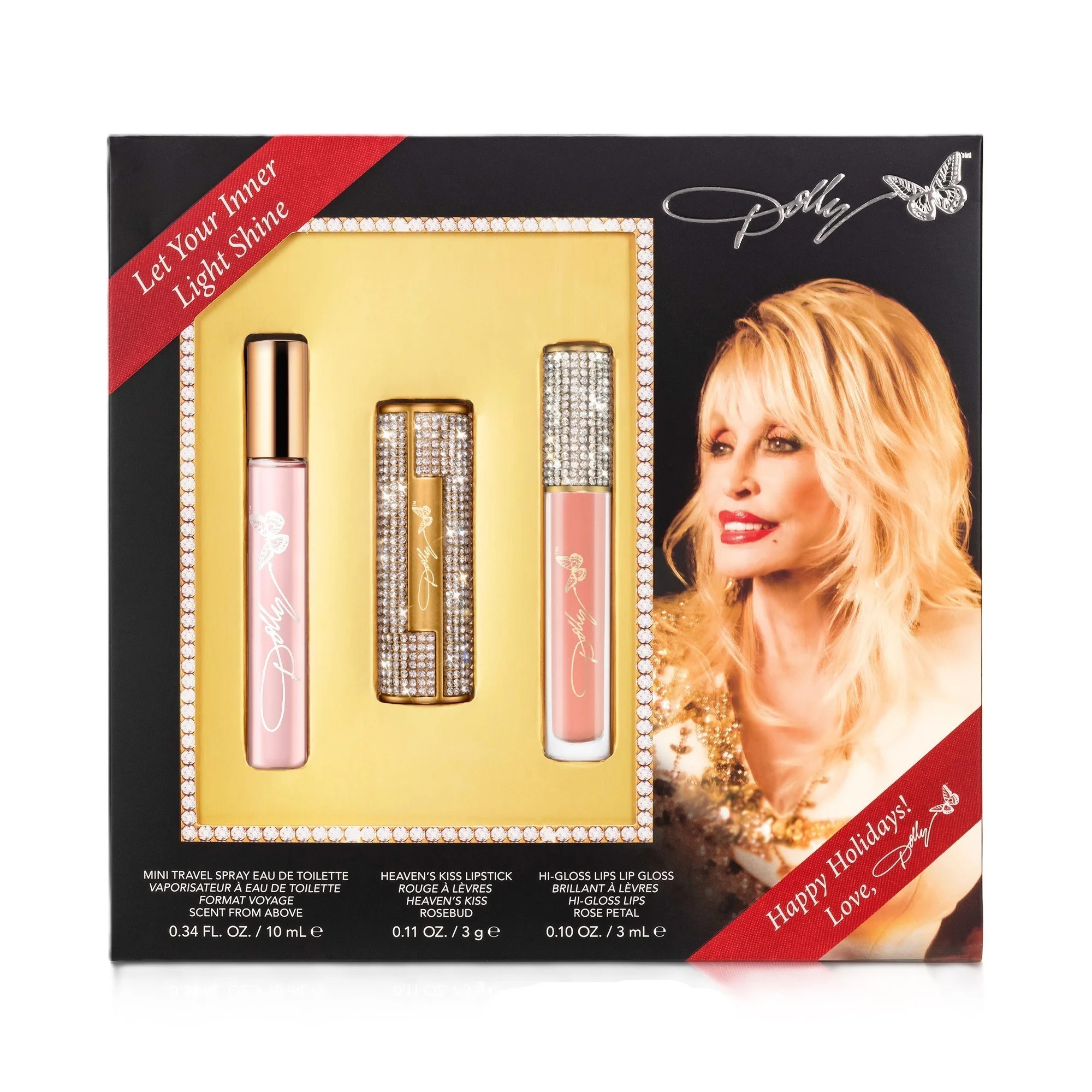 Dolly Parton Travel Spray + Cosmetics Scent From Above Gift Set | Walmart (US)