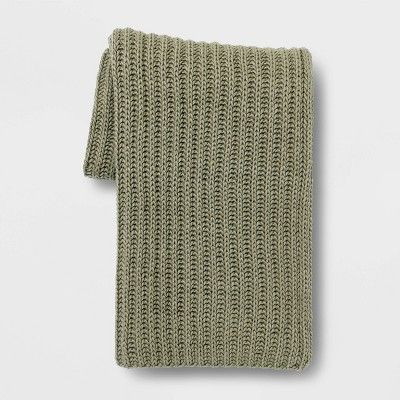 Chunky Knit Throw Blanket - Threshold™ | Target
