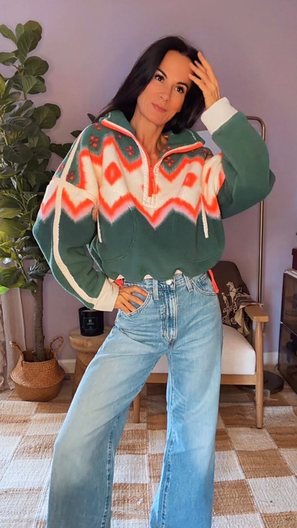 The fleece that keeps on fleecing paired with the absolute best denim 🎄 

Wearing XS and size 24

#nicolecoleestyle #fpmovement #OOTD
#ElevatedBasics #ModernUniform

#LTKHoliday #LTKGiftGuide #LTKootd