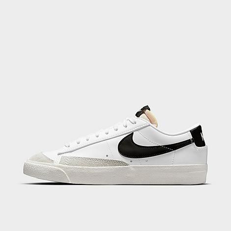 Nike Women's Blazer Low '77 Casual Shoes in White/White Size 10.0 Leather | Finish Line (US)