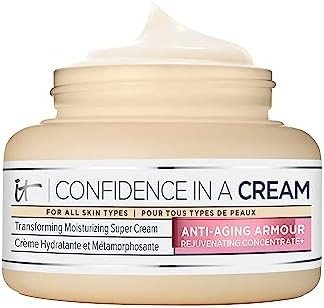 IT Cosmetics Confidence in a Cream - Hydrating & Anti Aging Face Moisturizer, Visibly Reduces Fin... | Amazon (US)