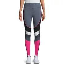 Avia Women's Active Performance Leggings, Grey/Pink | Walmart (US)