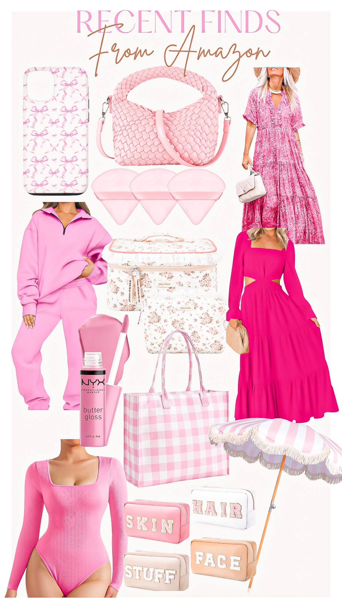 It’s pink 💕🎀

These pink finds are too cute 💕

Amazon finds, Amazon fashion, Valentine’s Day, pink bow phone case, pink items, pink clothes, pink fashion, pink purse, cross dog bag, pink dress, resort wear, pink maxi dress, pink Lounge set, two piece set, pink makeup case, makeup bag, makeup storage, makeup products, pink gingham bag, pink bodysuit, pink umbrella, pink florals , pink makeup bags, pink lip gloss 

#LTKMostLoved #LTKfindsunder50 #LTKGiftGuide