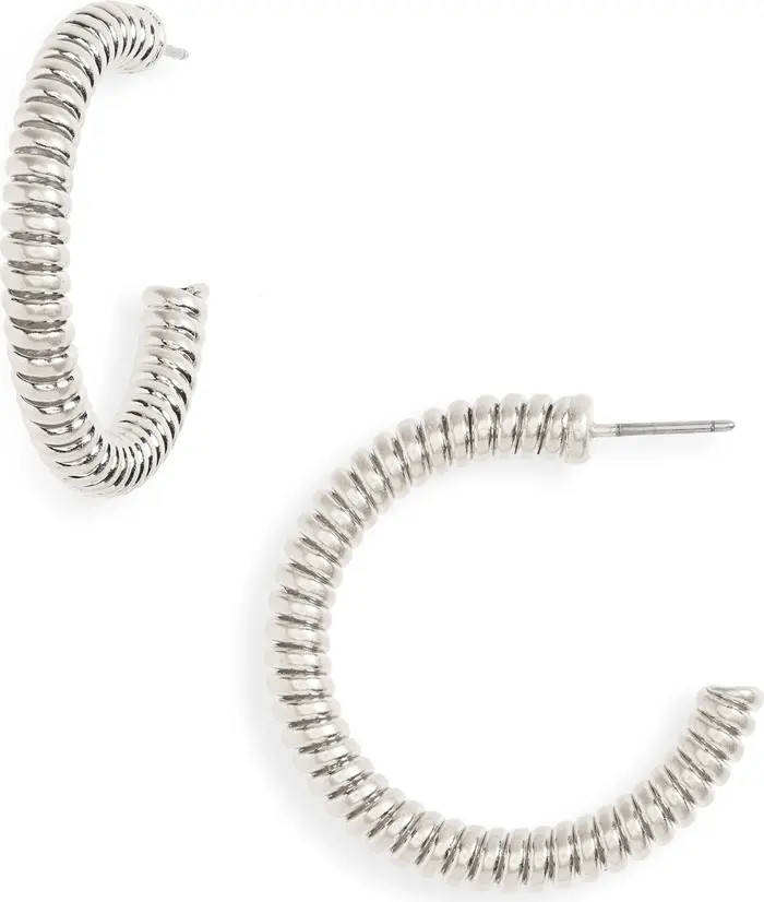 Madewell Large Coil Hoop Earrings | Nordstrom | Nordstrom
