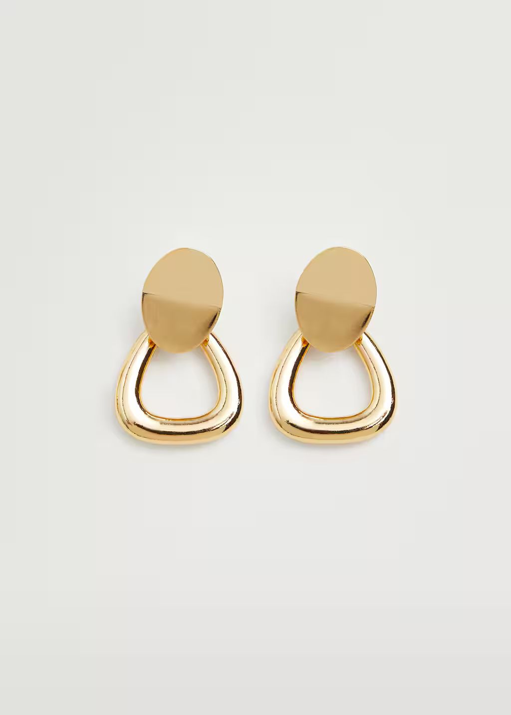 Metal pendant earrings | MANGO (UK)