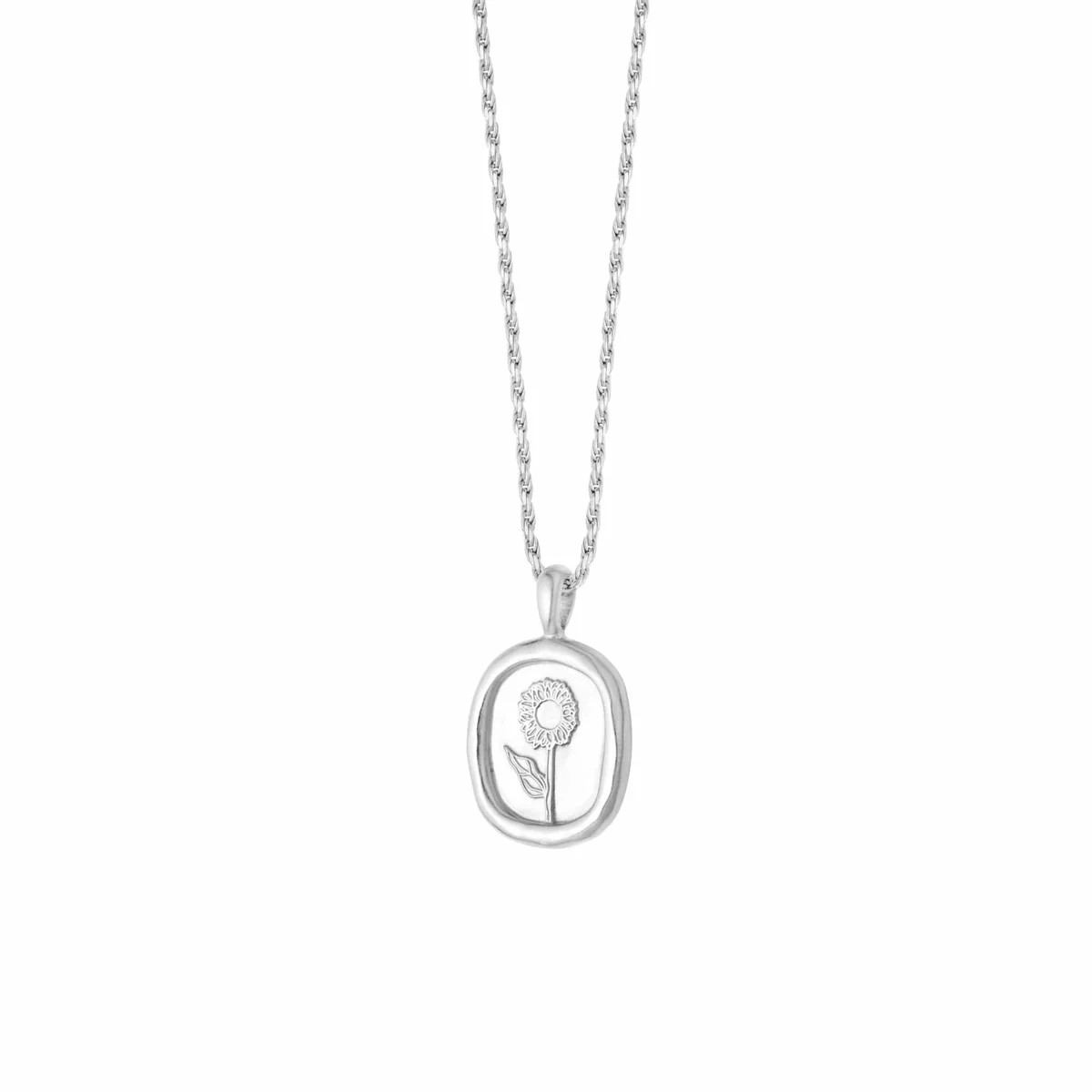 Sunflower Necklace Sterling Silver | Daisy London Jewellery