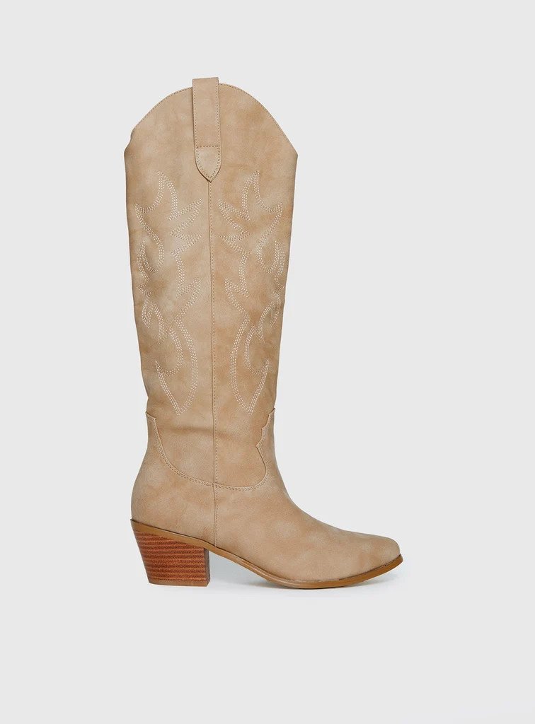 Billini Urson Boots Taupe | Princess Polly US