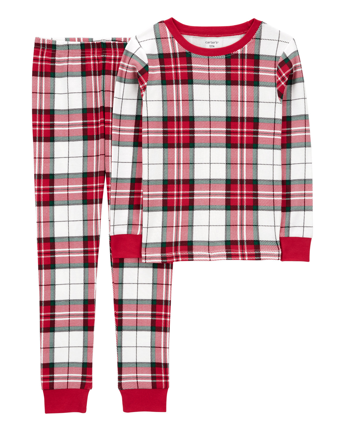 Kid 2-Piece Plaid 100% Snug Fit Cotton Pajamas - Carter's | Carter's | Carter's Inc