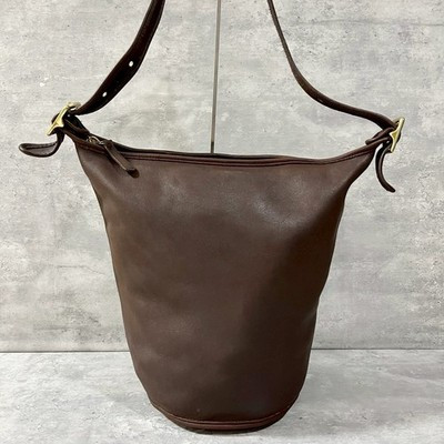 Coach Vintage Helen Berg’s Legacy Duffle Bag Brown Glovetanned Leather 9085 | eBay US