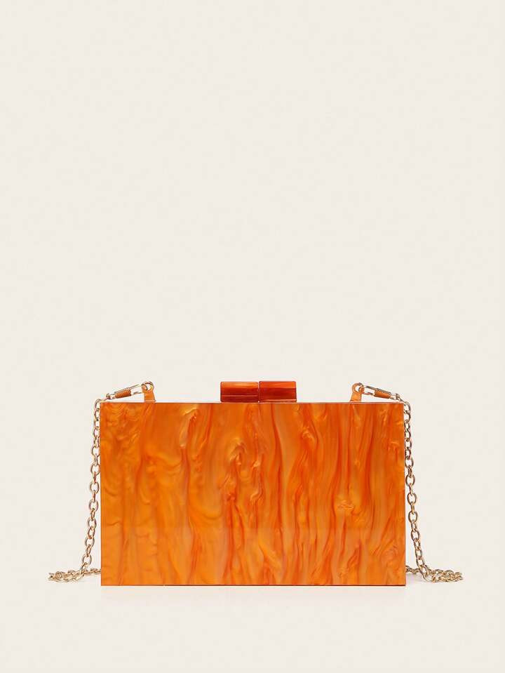 Acrylic Clutch Purses For Women With Marbling Purses And Handbags Elegant Banquet Crossbody BagTr... | SHEIN