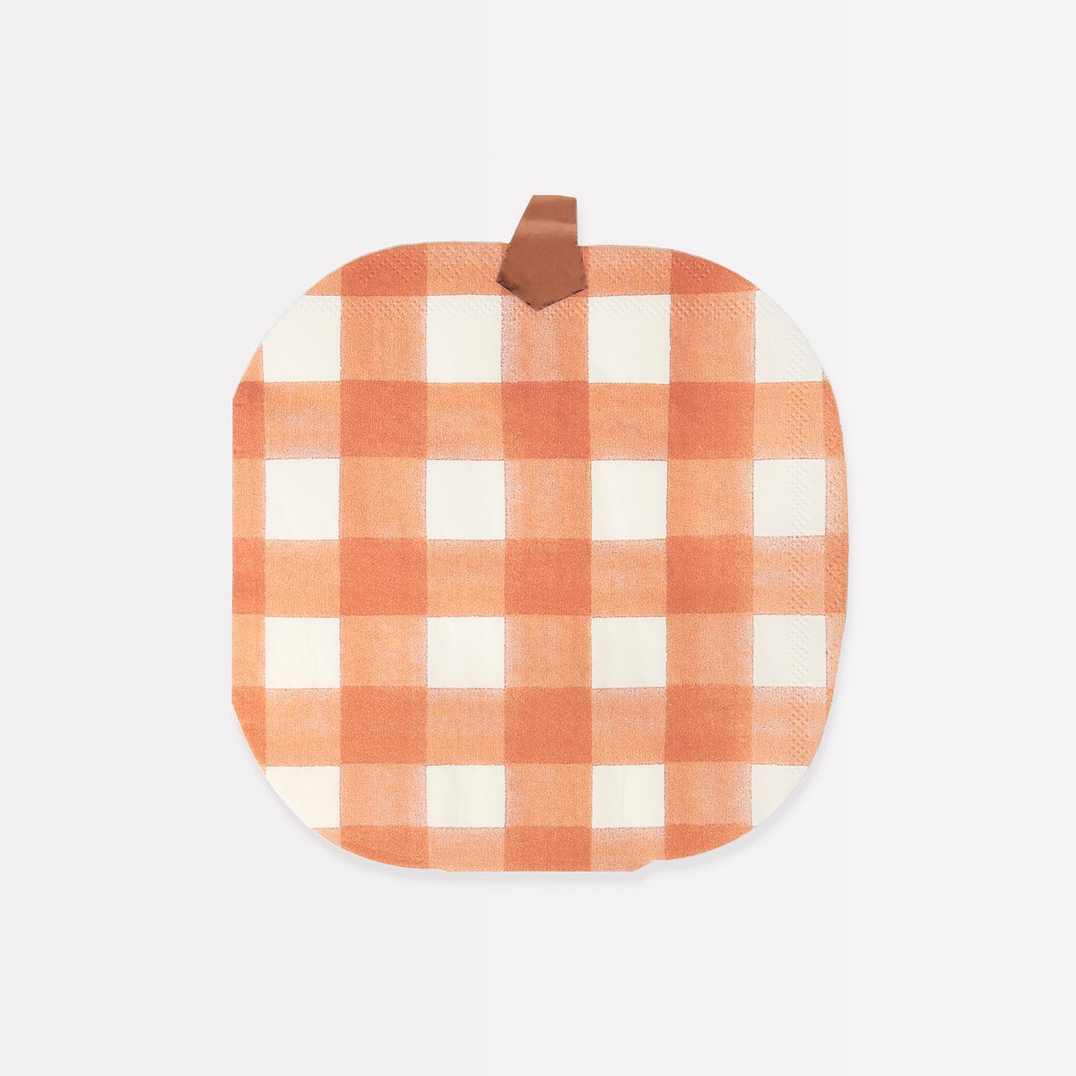 Gingham Pumpkin Napkins (x 16) | Meri Meri