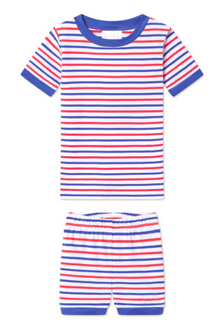 Kids Shorts Set in Liberty Stripe | Lake Pajamas