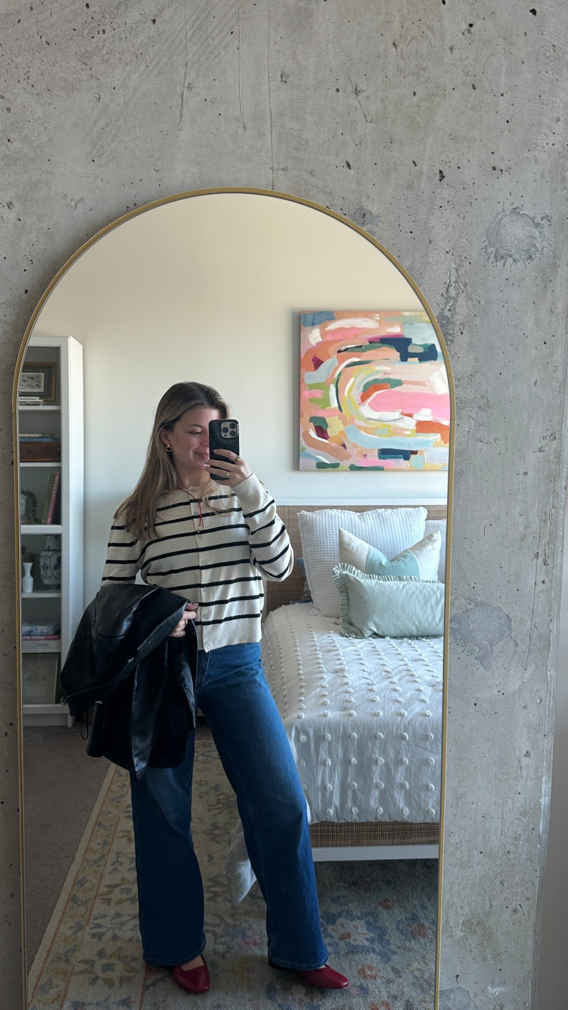 was so excited to style these new red ballet flats that I got an insane deal on at Nordstrom rack ♥️ I’ve been loving a pop of red lately 

#LTKCyberWeek #LTKSaleAlert #LTKWorkwear