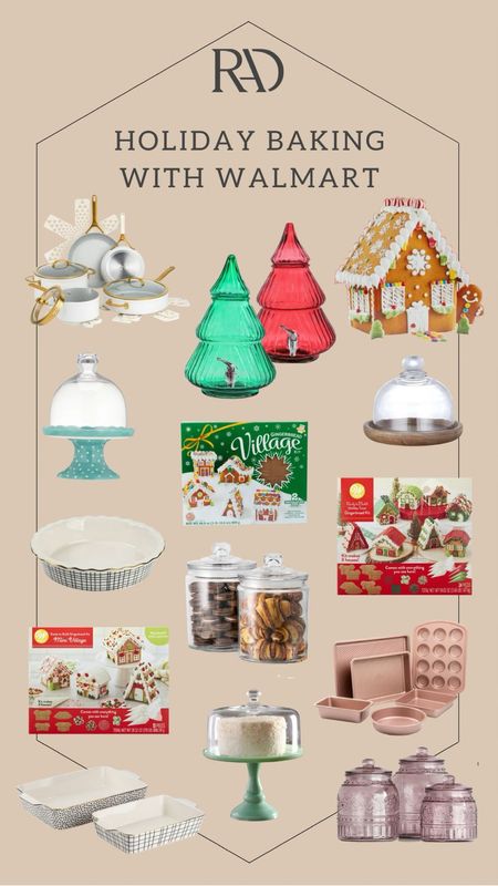 @Walmart has all of your holiday baking needs including pre-made gingerbread kits and cake domes to display your finished houses in!

#Walmart
#walmartpartner 
#walmartholiday

#LTKGiftGuide #LTKSeasonal #LTKHoliday