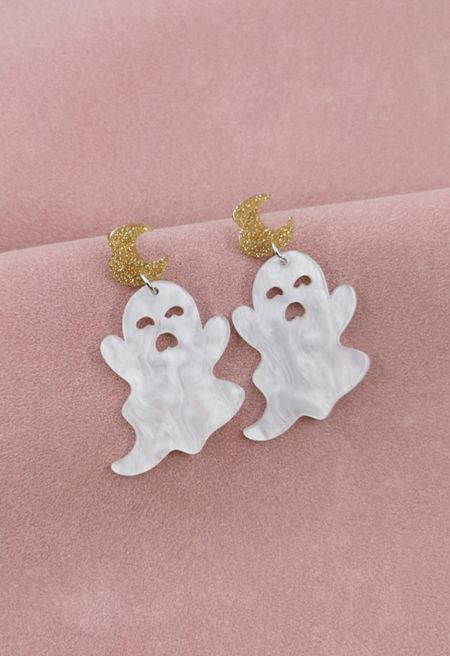 Cartoon Haunting Ghost Earrings | Chicwish