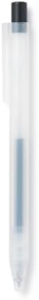 MUJI Smooth Gel Ink Knock Type Ballpoint Pen 0.3mm, Black | Amazon (US)