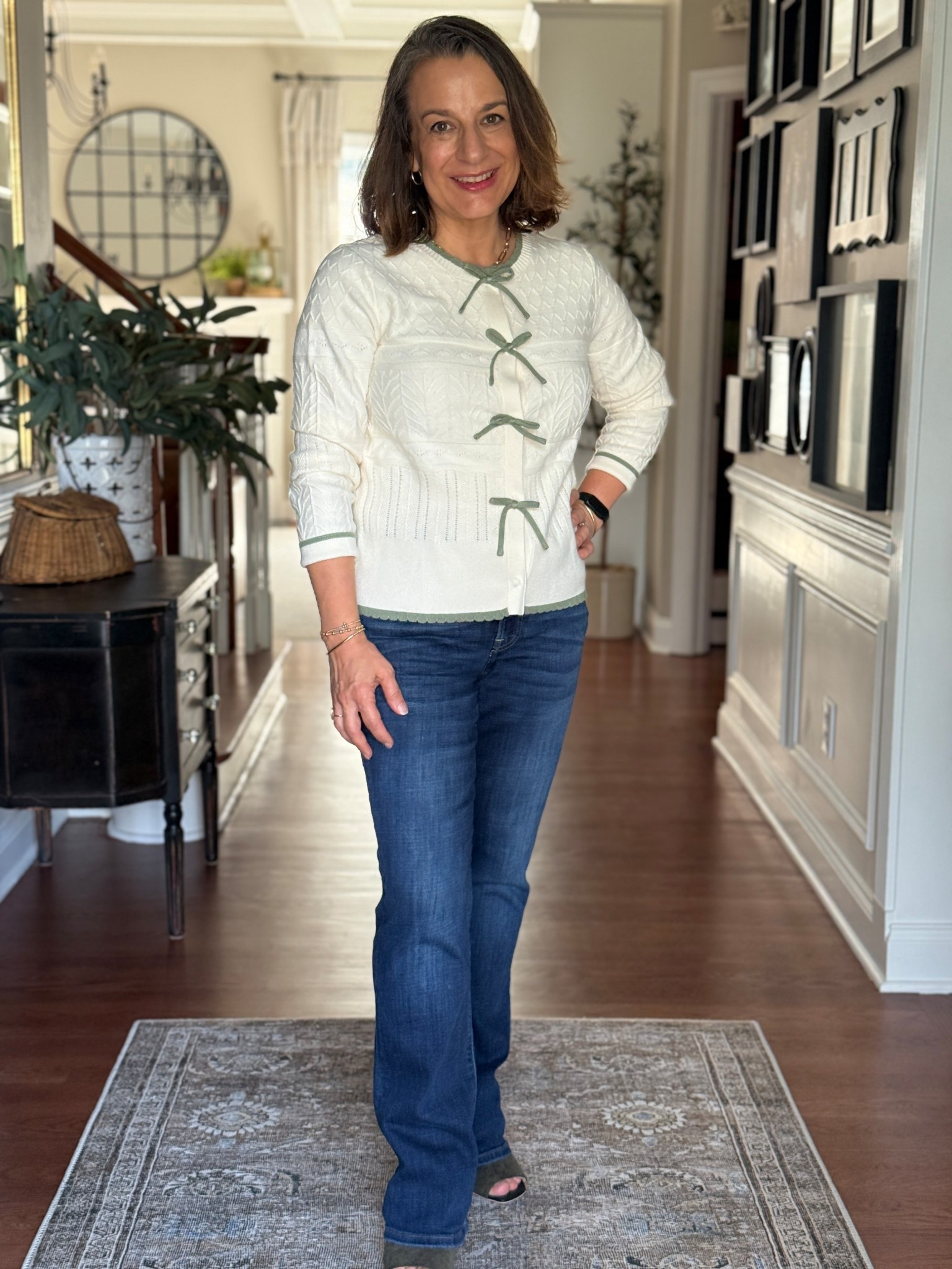 Viscose-blend cable knit cardigan with bow buttons + scalloped edging
This ultra-soft cable knit cardigan features feminine bow button details and scalloped trim for a chic, elevated fall look. A cozy Amazon sweater that looks great on its own or layers beautifully over tanks or dresses.

#LTKPetite #LTKSeasonal #LTKStyleTip