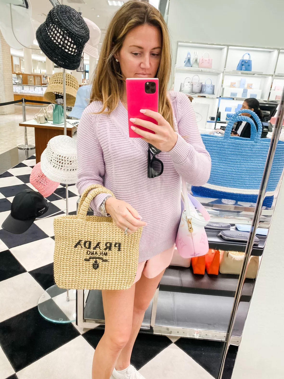 Darling Spring Weekend Shopper Crochet Beach Bag