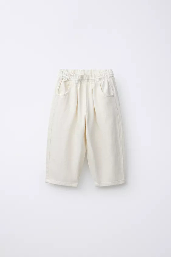 FLOWING TWILL TROUSERS | Zara UK