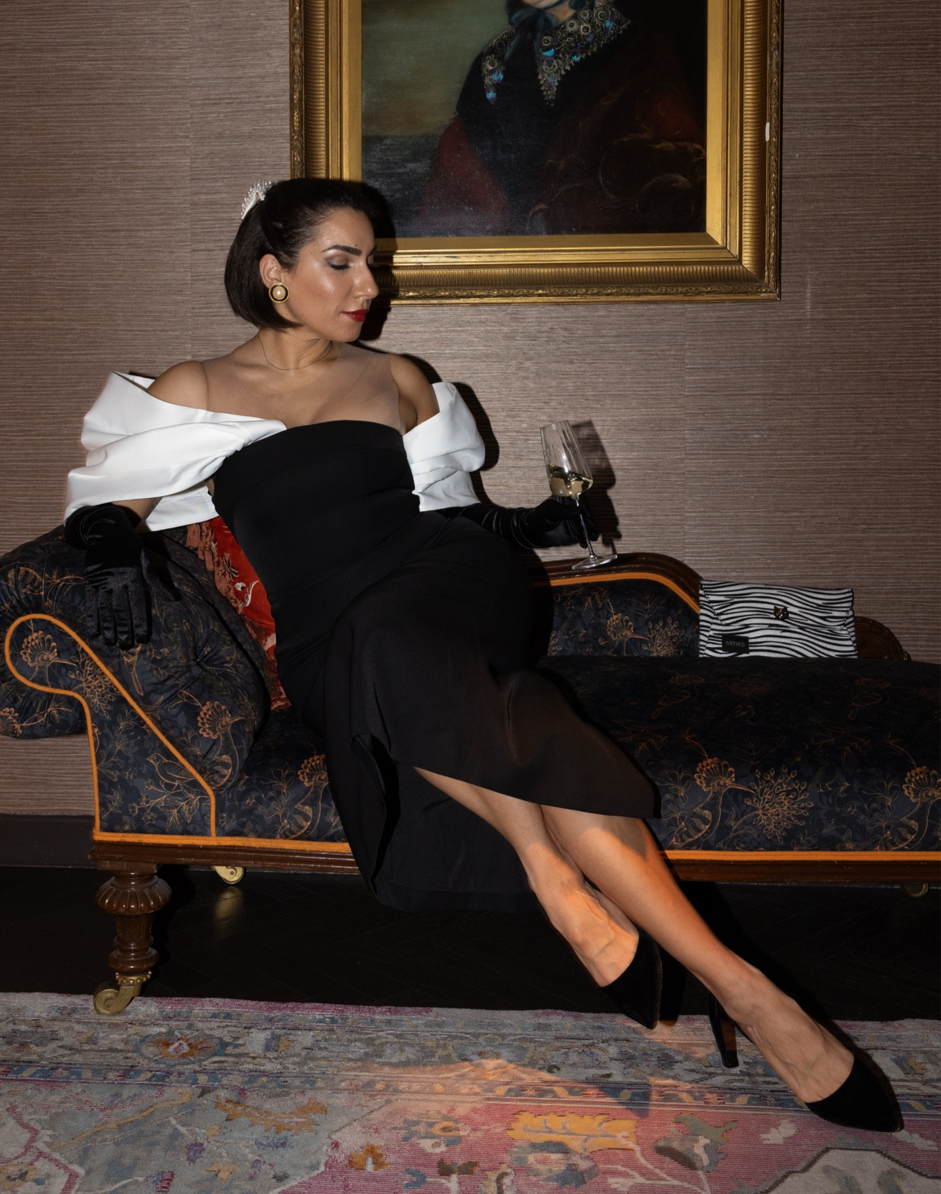 Festive party look ✨ 🥂 🎄 

#PartyOutfit #FestiveFashion #HolidayStyle #OOTD #BowDetail #MidiDress #ChicStyle #LTKHoliday #LTKOutfits #LTKPartyStyle #StatementLook #ElegantStyle #CocktailOutfit #DressedToImpress #HolidayGlam #FestiveChic #BlackAndWhiteOutfit #RedShoes #VelvetStyle #ZebraPrintBag #AccessorizeYourStyle #BigBows #PearlDetails #EveningLook #PartyReady #StyleGoals #TrendAlert #FashionAddict #StyleBlogger #OutfitInspo #LTKfestive 

#LTKpartywear #LTKwinter #LTKCyberWeek #LTKpartywear