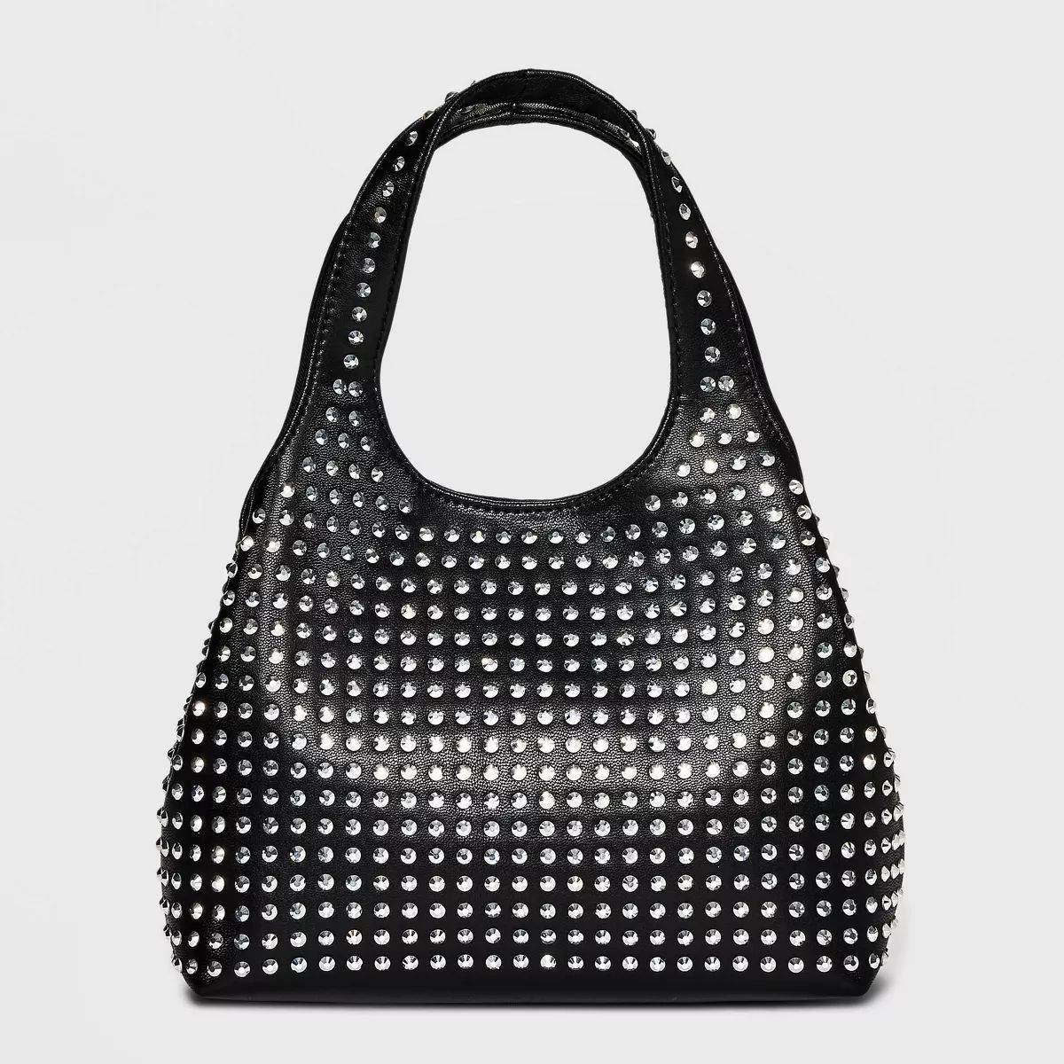 Mini Party Tote Handbag - A New Day™ Black/Rhinestone Polka Dot | Target